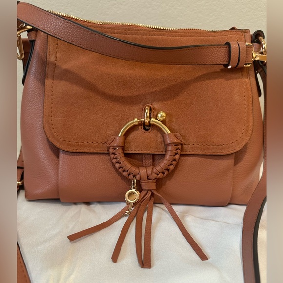 Chloe Joan Small Shoulder Bag in Cheek - Picture 10 of 15